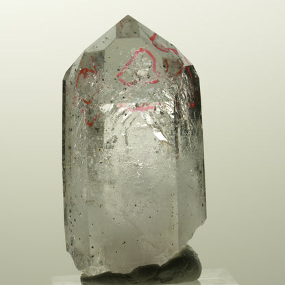 Enhydro Skelett Phantom Amethyst mit Hämatit, 2x Blase Streep Mine, Namibia 44*24*21mm #14873
