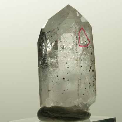 Enhydro Skelett Phantom Amethyst mit Hämatit, 2x Blase Streep Mine, Namibia 44*24*21mm #14873