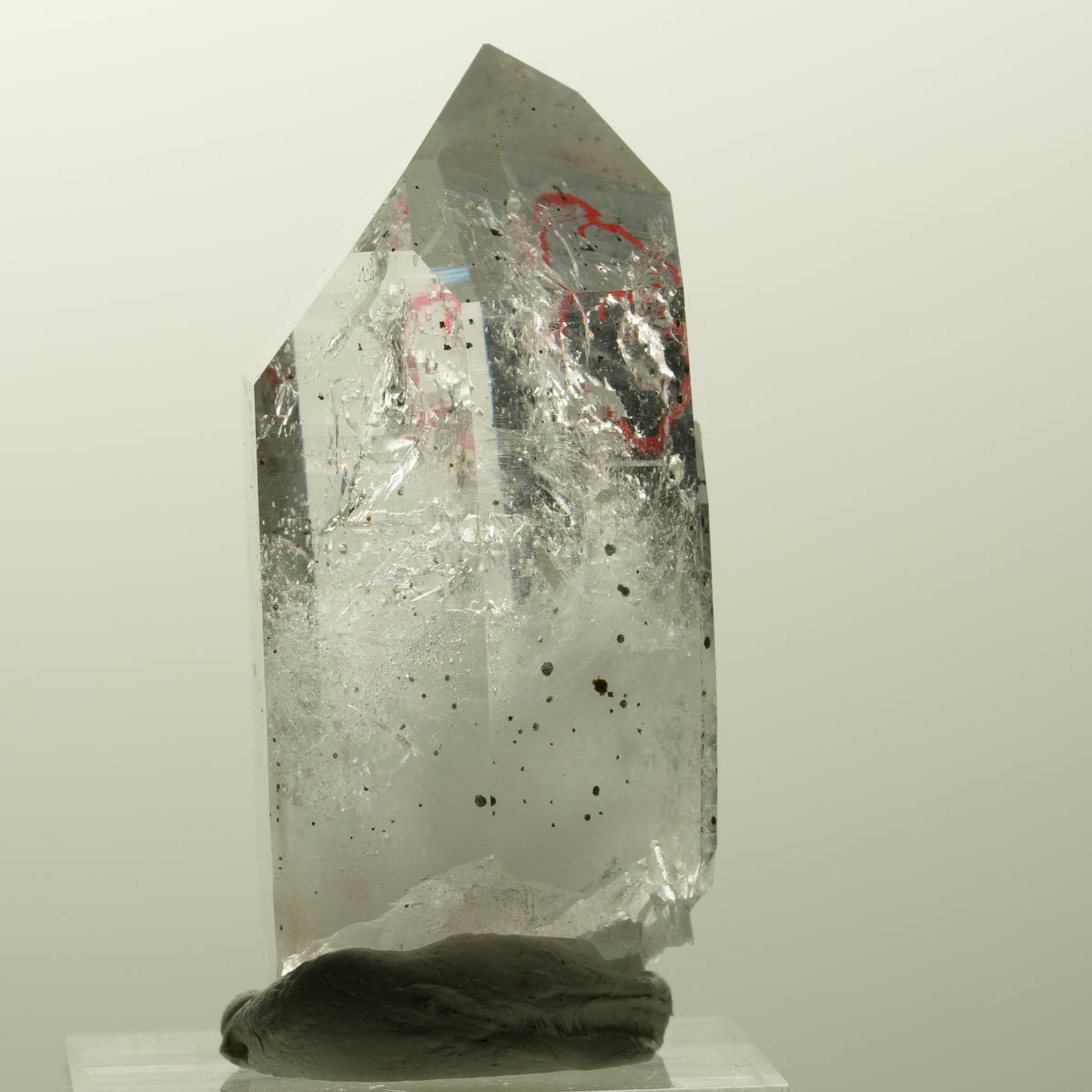 Enhydro Skelett Phantom Amethyst mit Hämatit, 2x Blase Streep Mine, Namibia 44*24*21mm #14873