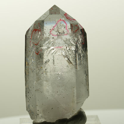 Enhydro Skelett Phantom Amethyst mit Hämatit, 2x Blase Streep Mine, Namibia 44*24*21mm #14873