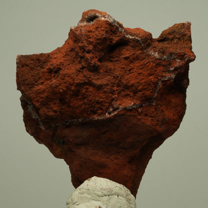 Calcit-Kristallstufe mit roter Hämatit-Kruste auf Matrix Unbekannt 90*76*32mm #14874