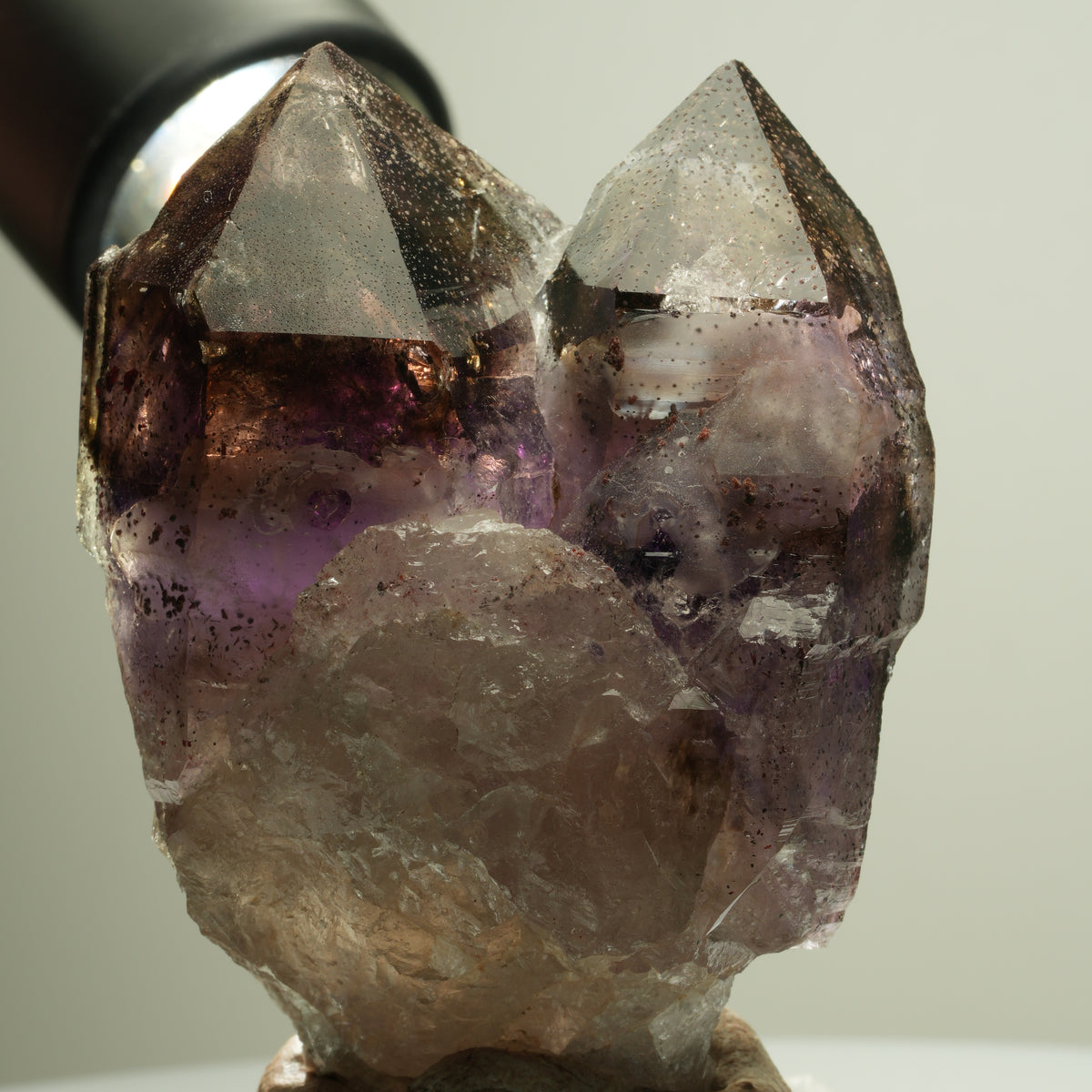 Seltene Skelett Phantom Amethyst Zepter Stufe Brandberg, Namibia 76*54*36mm #14876