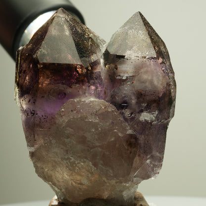 Seltene Skelett Phantom Amethyst Zepter Stufe Brandberg, Namibia 76*54*36mm #14876