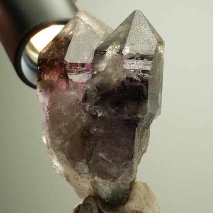 Seltene Skelett Phantom Amethyst Zepter Stufe Brandberg, Namibia 76*54*36mm #14876