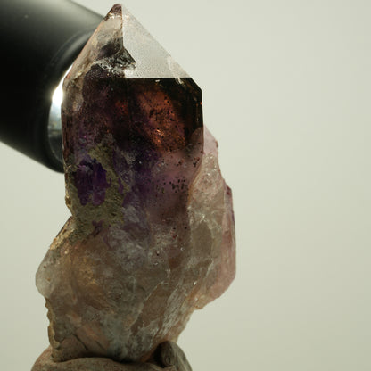 Seltene Skelett Phantom Amethyst Zepter Stufe Brandberg, Namibia 76*54*36mm #14876