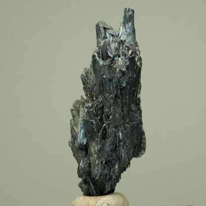 Stibnit, Antimonit Xikuangshan Mine, Lengshuijiang, Hunan, China 74*36*24mm #14877