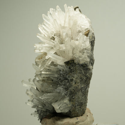 Nadelquarz-Kristallstufe auf Erzmatrix Madan Ore Field, Rhodope, Bulgaria 85*63*34mm #14879