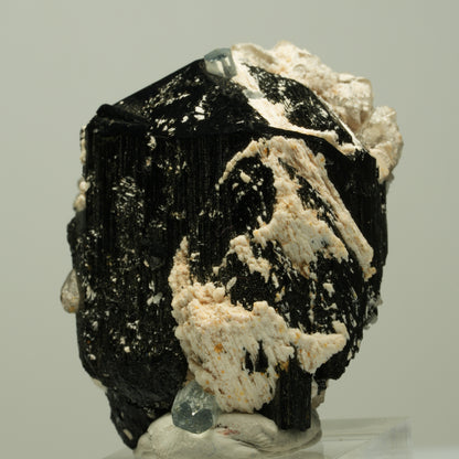 Aquamarin XX, Hyalit Opal, Orthoklas, Schörl Turmalin Erongo, Namibia 49*39*28mm #14887