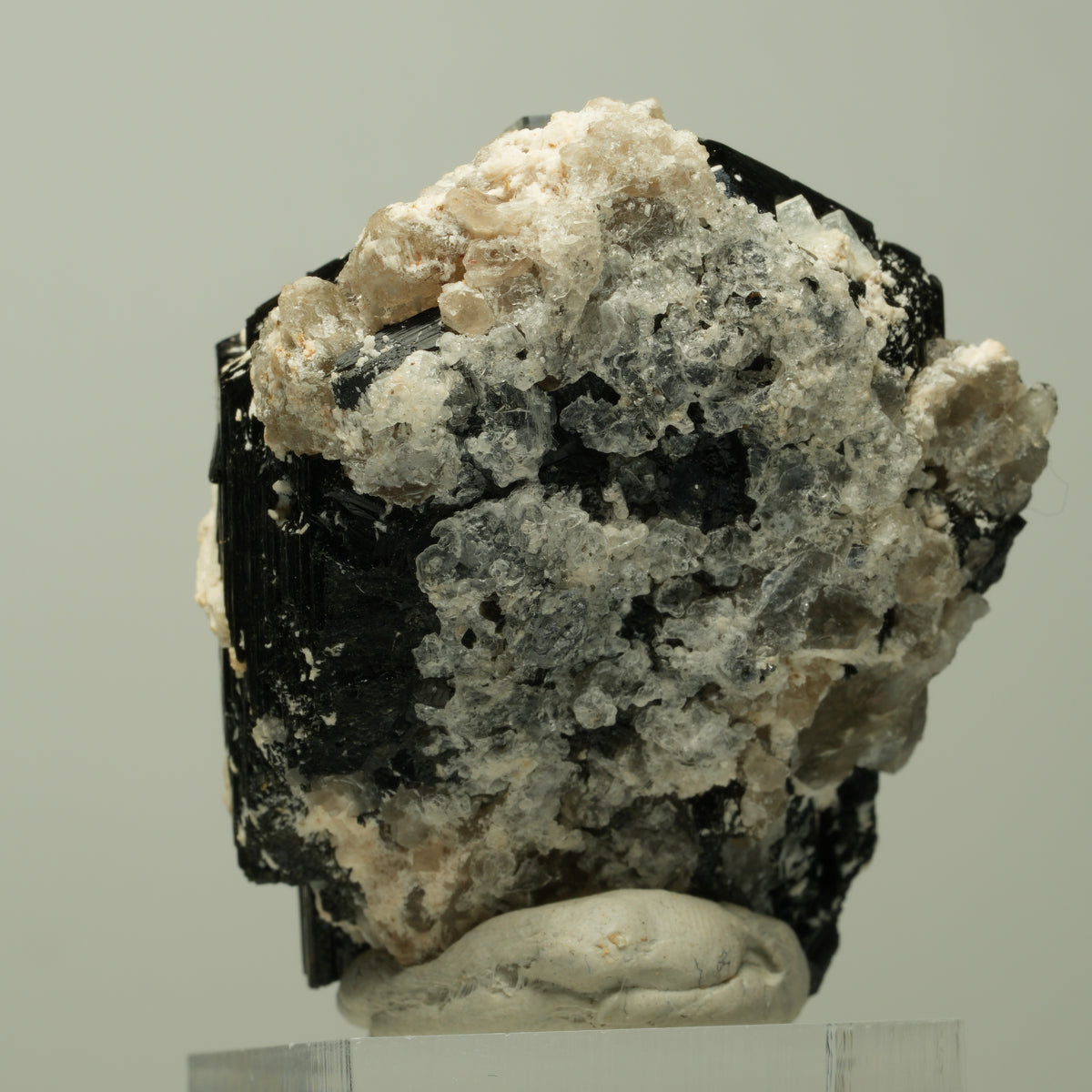 Aquamarin XX, Hyalit Opal, Orthoklas, Schörl Turmalin Erongo, Namibia 49*39*28mm #14887