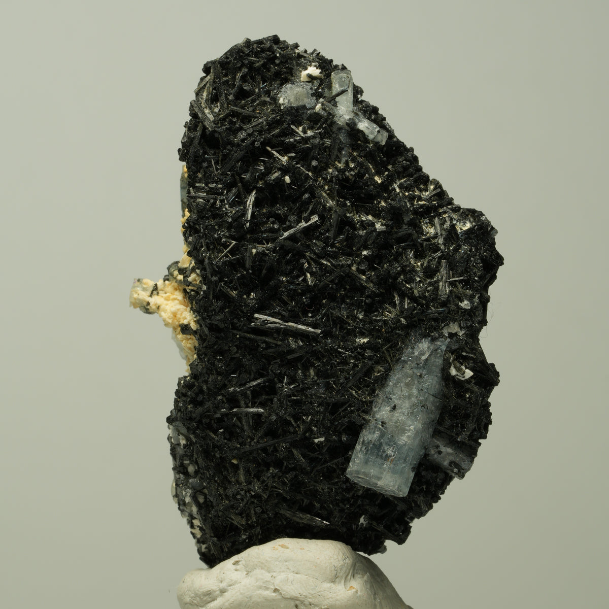 Seltene Aquamarin XX, Orthoklas auf Schörl Turmalin Erongo, Namibia 57*37*21mm #14888