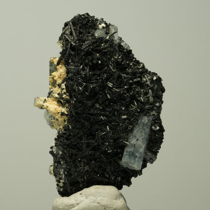 Seltene Aquamarin XX, Orthoklas auf Schörl Turmalin Erongo, Namibia 57*37*21mm #14888