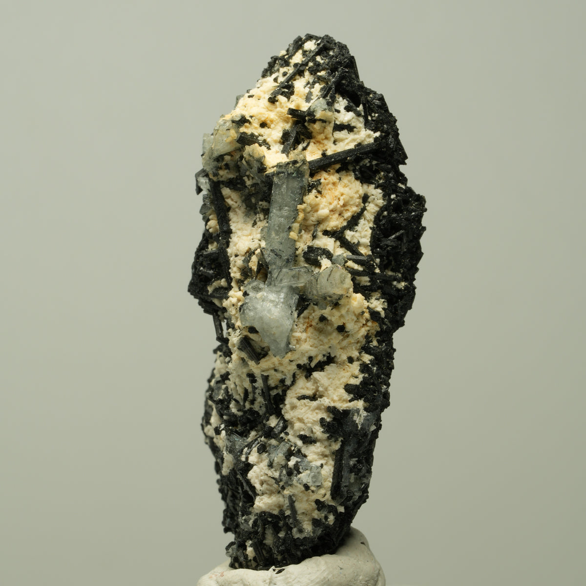 Seltene Aquamarin XX, Orthoklas auf Schörl Turmalin Erongo, Namibia 57*37*21mm #14888