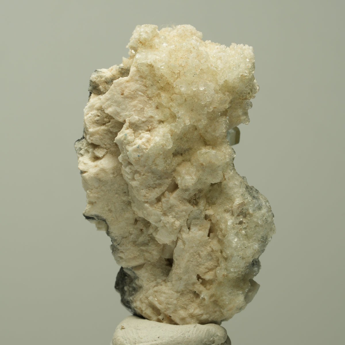 Aquamarin, Hyalit Opal auf Schörl Turmalin, Orthoklas Stufe Erongo, Namibia 48*27*23mm #14891