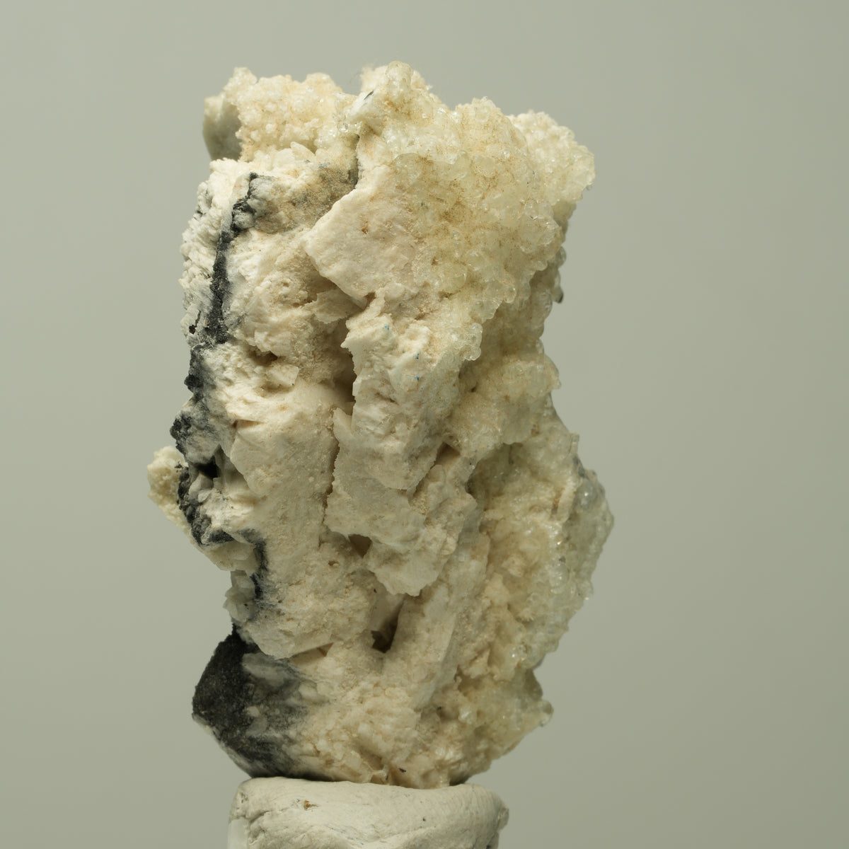 Aquamarin, Hyalit Opal auf Schörl Turmalin, Orthoklas Stufe Erongo, Namibia 48*27*23mm #14891