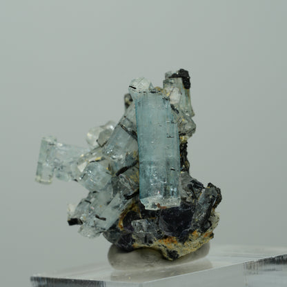 Aquamarin, Fluorit, Schörl Turmalin, Orthoklas, Muskovit Erongo, Namibia 27*22*29mm #14892