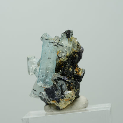 Aquamarin, Fluorit, Schörl Turmalin, Orthoklas, Muskovit Erongo, Namibia 27*22*29mm #14892