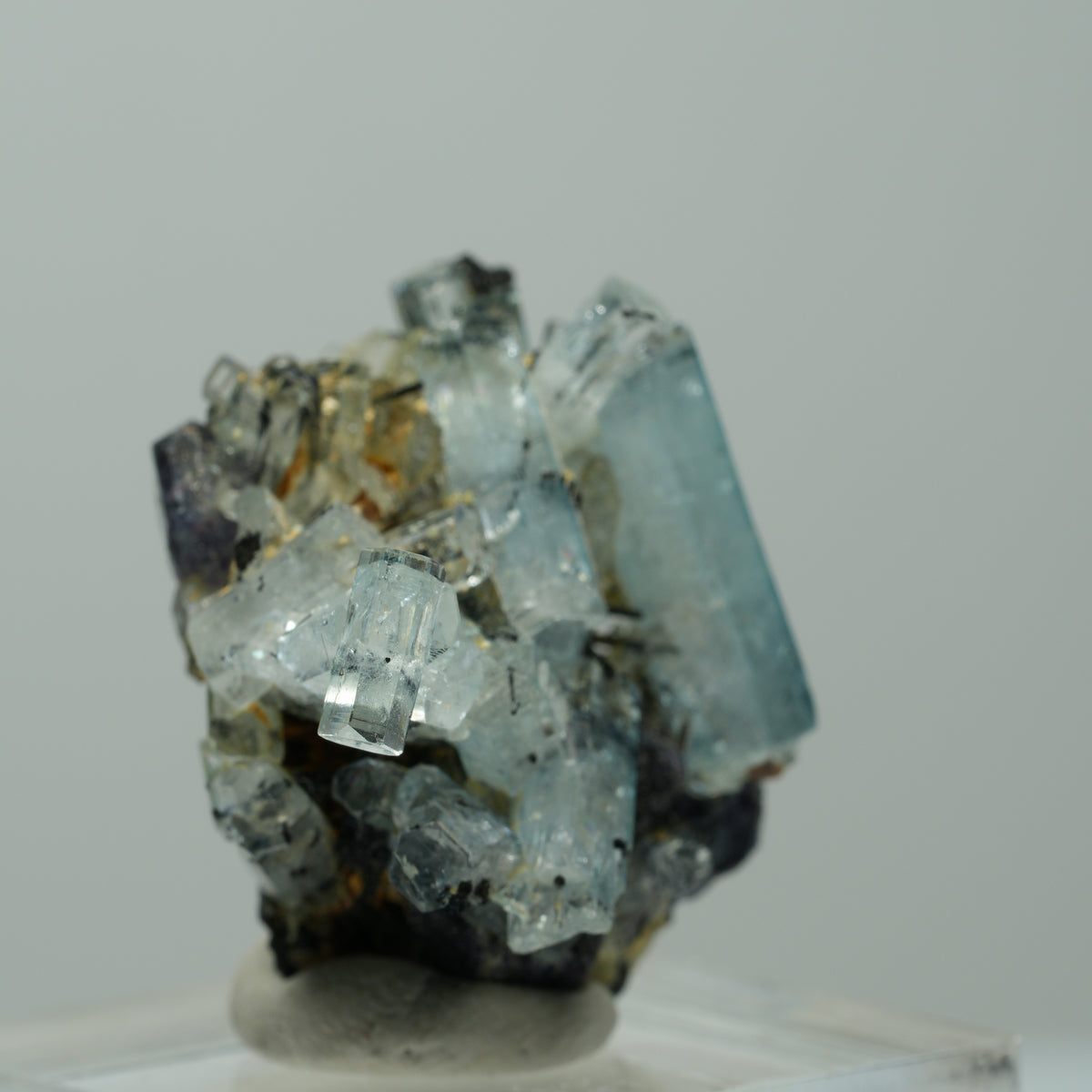 Aquamarin, Fluorit, Schörl Turmalin, Orthoklas, Muskovit Erongo, Namibia 27*22*29mm #14892