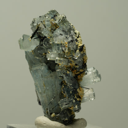 Aquamarin, Fluorit, Schörl Turmalin, Orthoklas, Muskovit Erongo, Namibia 40*33*23mm #14893