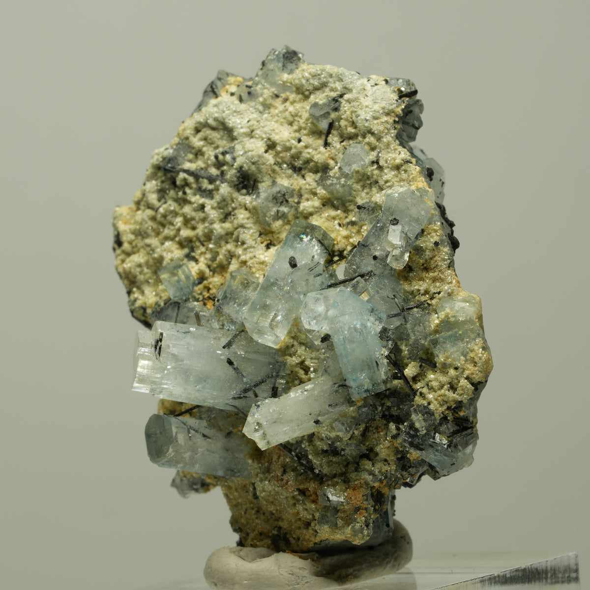 Aquamarin, Fluorit, Schörl Turmalin, Orthoklas, Muskovit Erongo, Namibia 40*33*23mm #14893