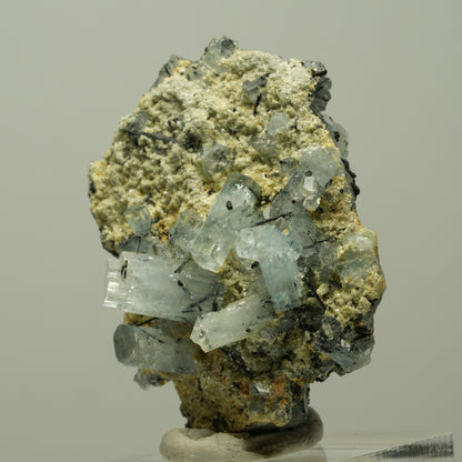 Aquamarin, Fluorit, Schörl Turmalin, Orthoklas, Muskovit Erongo, Namibia 40*33*23mm #14893