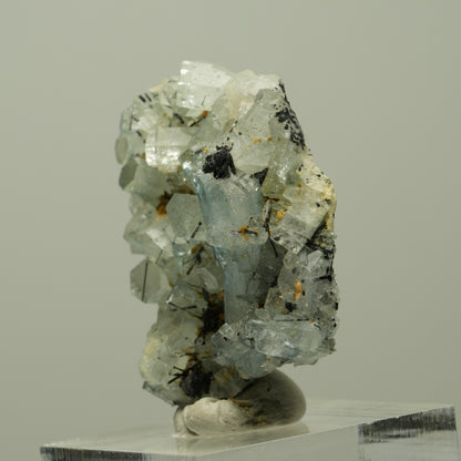 Aquamarin, Fluorit, Schörl Turmalin, Orthoklas Stufe Erongo, Namibia 36*30*10mm #14894