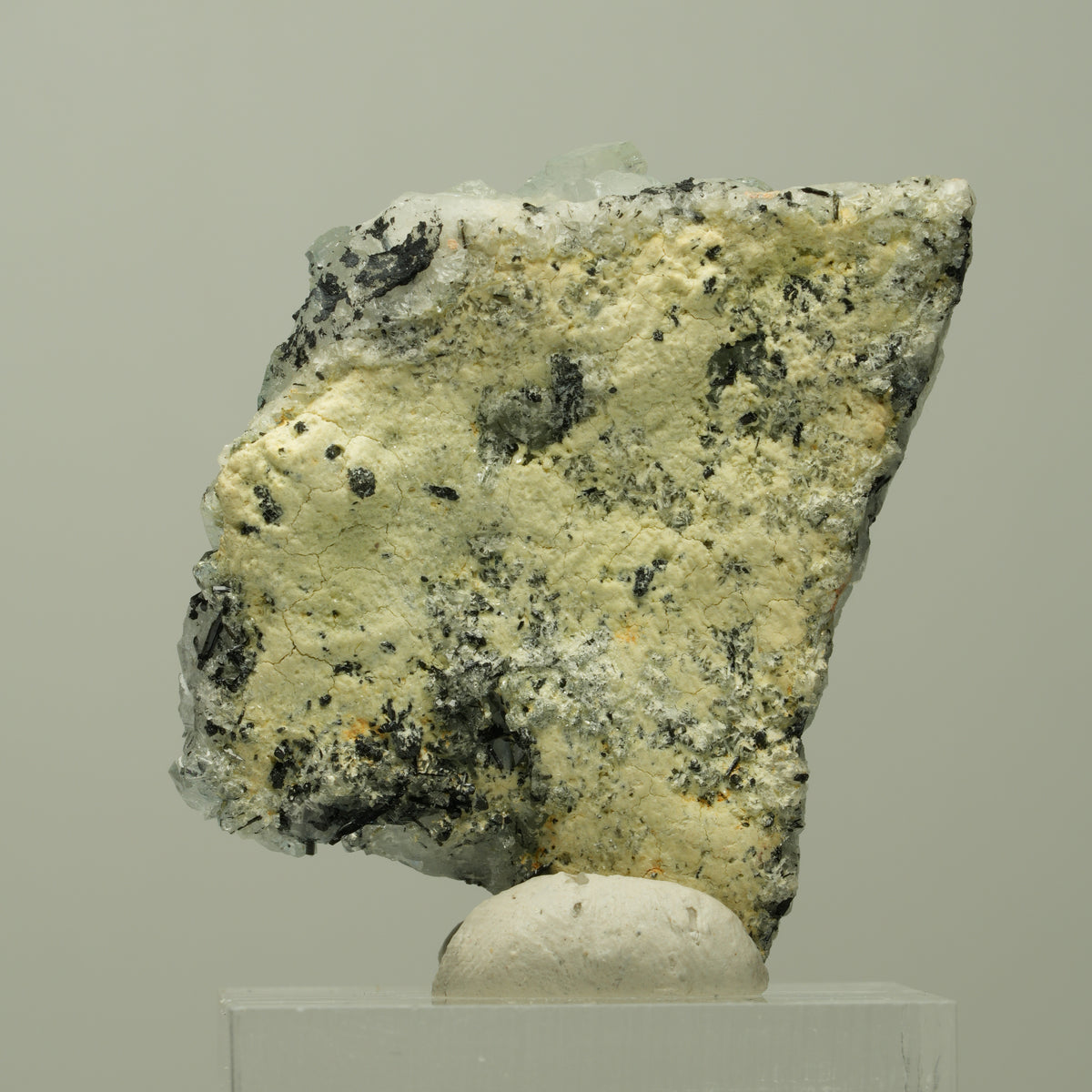 Aquamarin, Fluorit, Schörl Turmalin, Orthoklas Stufe Erongo, Namibia 36*30*10mm #14894