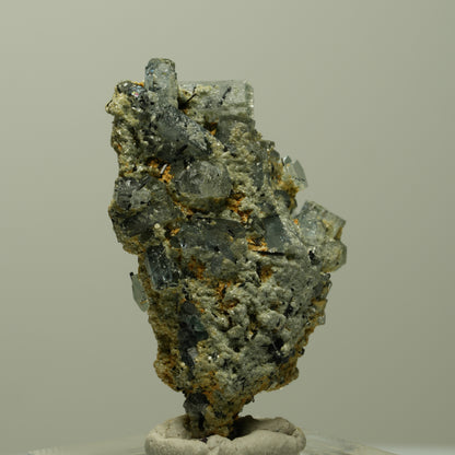 Aquamarin, Fluorit, Schörl Turmalin, Muskovit Stufe Erongo, Namibia 41*26*15mm #14897