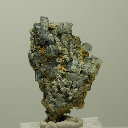 Aquamarin, Fluorit, Schörl Turmalin, Muskovit Stufe Erongo, Namibia 41*26*15mm #14897
