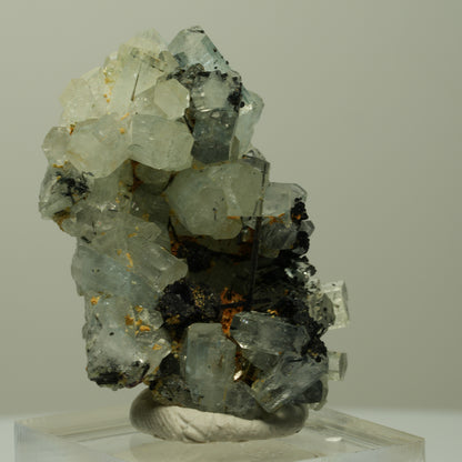 Aquamarin, Fluorit, Schörl Turmalin, Muskovit Stufe Erongo, Namibia 43*31*25mm #14898
