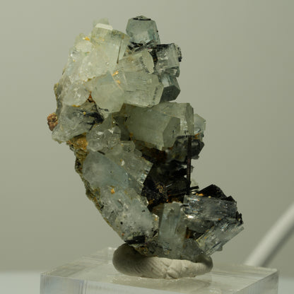 Aquamarin, Fluorit, Schörl Turmalin, Muskovit Stufe Erongo, Namibia 43*31*25mm #14898