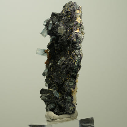 Aquamarin, Fluorit, Schörl Turmalin Orthoklas Muskovit Erongo Namibia 75*52*19mm #14899