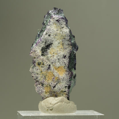 Aquamarin, Fluorit, Schörl Turmalin, Orthoklas Stufe Erongo, Namibia 40*18*15mm #14903