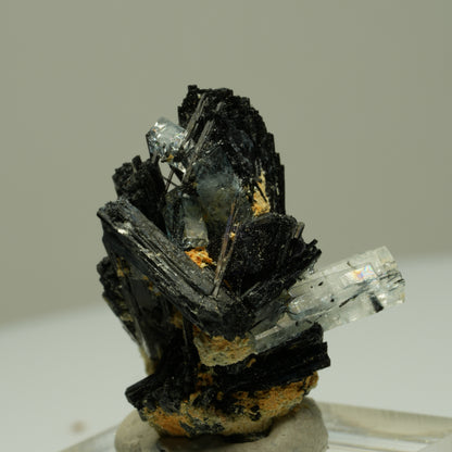 Aquamarin, Schörl Turmalin, Orthoklas, Muskovit Stufe Erongo, Namibia 30*26*25mm #14905