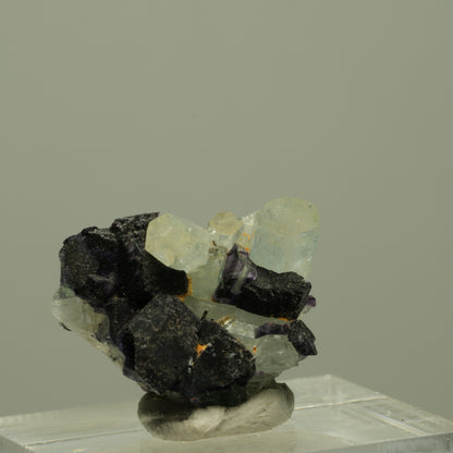 Aquamarin, Fluorit, Schörl Turmalin, Orthoklas Stufe Erongo, Namibia 20*16*13mm #14906