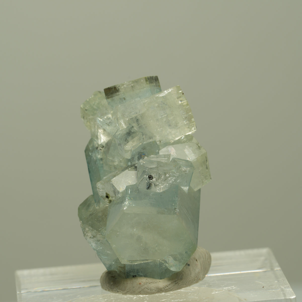 Aquamarin, Fluorit, Schörl Turmalin Stufe Erongo, Namibia 24*16*19mm #14907