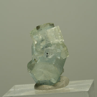 Aquamarin, Fluorit, Schörl Turmalin Stufe Erongo, Namibia 24*16*19mm #14907