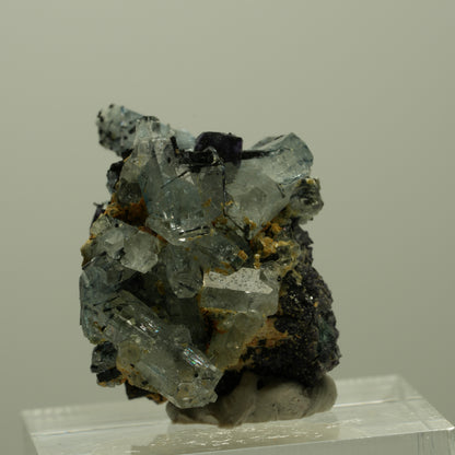 Aquamarin, Fluorit, Schörl Turmalin, Orthoklas, Muskovit Erongo, Namibia 22*20*18mm #14908