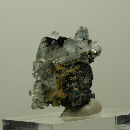 Aquamarin, Fluorit, Schörl Turmalin, Orthoklas, Muskovit Erongo, Namibia 22*20*18mm #14908