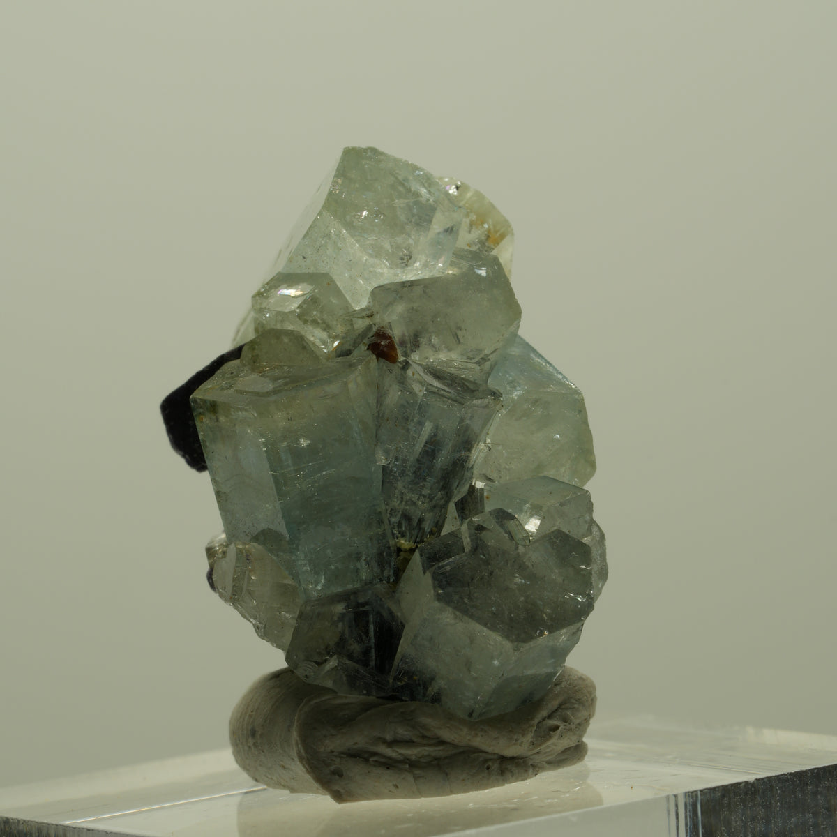 Aquamarin, Fluorit, Schörl Turmalin, Muskovit Stufe Erongo, Namibia 24*19*16mm #14910
