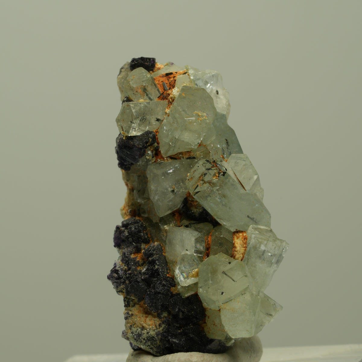 Aquamarin, Fluorit, Schörl Turmalin, Orthoklas, Muskovit Erongo, Namibia 29*16*11mm #14916