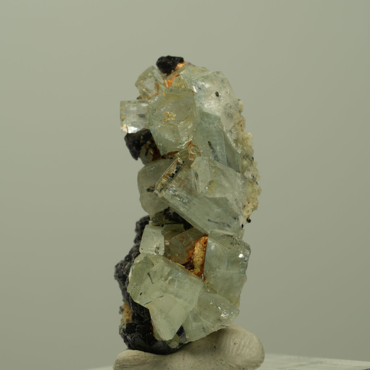 Aquamarin, Fluorit, Schörl Turmalin, Orthoklas, Muskovit Erongo, Namibia 29*16*11mm #14916