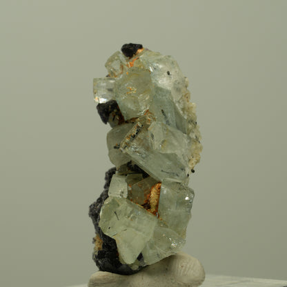 Aquamarin, Fluorit, Schörl Turmalin, Orthoklas, Muskovit Erongo, Namibia 29*16*11mm #14916
