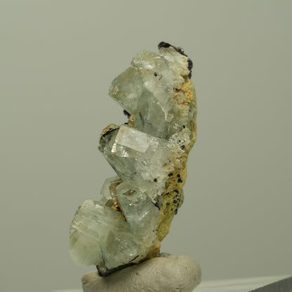 Aquamarin, Fluorit, Schörl Turmalin, Orthoklas, Muskovit Erongo, Namibia 29*16*11mm #14916