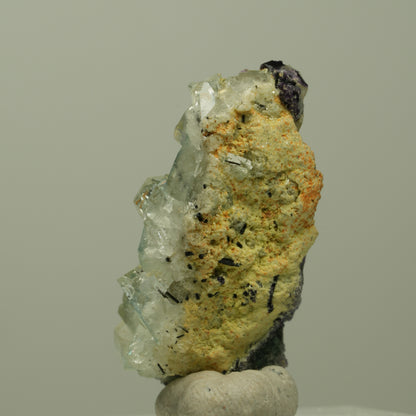 Aquamarin, Fluorit, Schörl Turmalin, Orthoklas, Muskovit Erongo, Namibia 29*16*11mm #14916