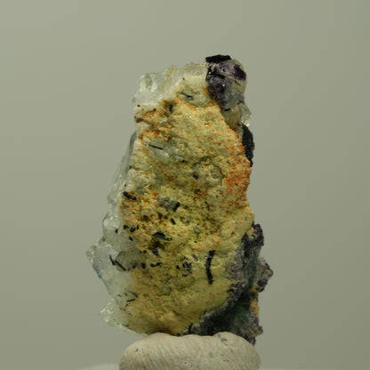 Aquamarin, Fluorit, Schörl Turmalin, Orthoklas, Muskovit Erongo, Namibia 29*16*11mm #14916