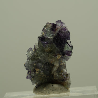 Seltene Phantom Fluorit, Orthoklas, Quarz Stufe Erongo, Namibia 24*15*12mm #14925