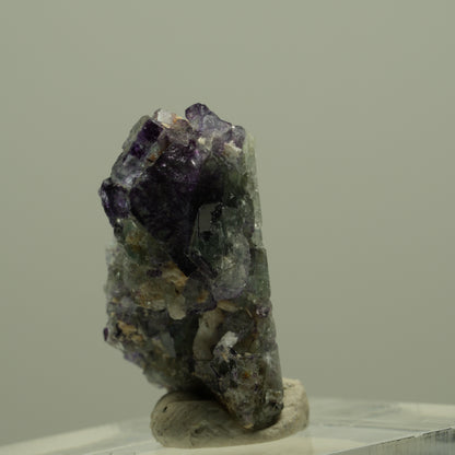 Seltene Phantom Fluorit, Orthoklas, Quarz Stufe Erongo, Namibia 24*15*12mm #14925