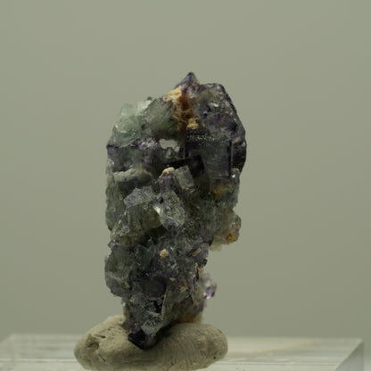 Seltene Phantom Fluorit, Orthoklas, Quarz Stufe Erongo, Namibia 24*15*12mm #14925