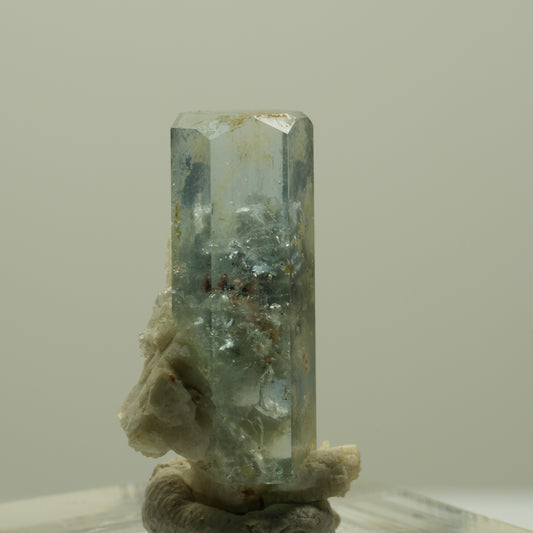 Aquamarin, Hyalit Opal, Orthoklas Stufe Erongo, Namibia 24*14*12mm #14926