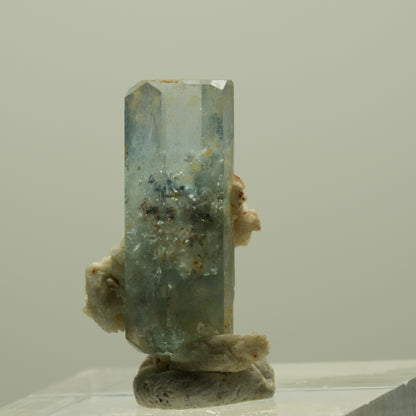 Aquamarin, Hyalit Opal, Orthoklas Stufe Erongo, Namibia 24*14*12mm #14926